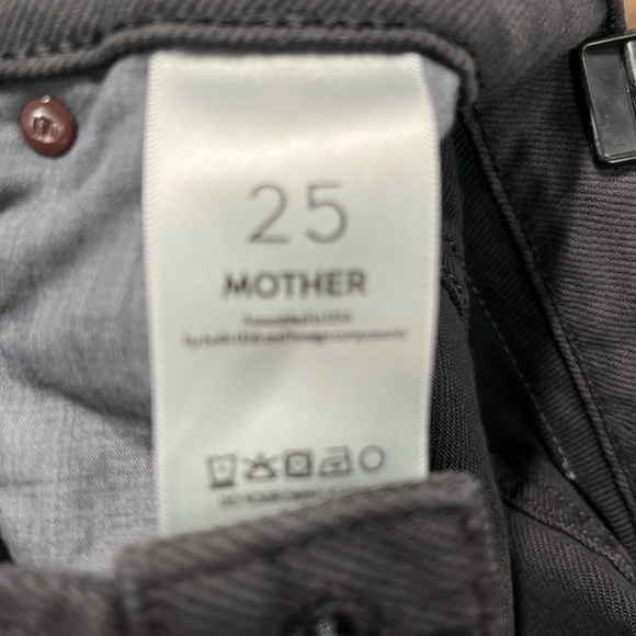 NWT Mother Denim SNACKS! The Down Low Sweet Tooth Skimp Jeans in Faded Black 25 - Picture 8 of 9